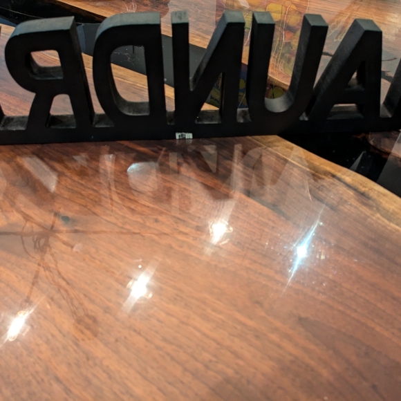 Wood standing sign - Laundry - Picture 4 of 4